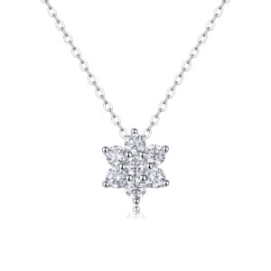 larisénte ethereal snowflake pendant